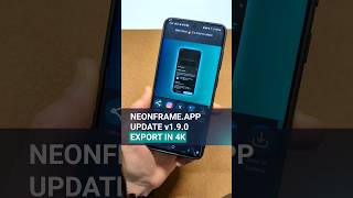 ✨️Update for Screenshot Editor - NeonFrame.app . Export in 4k. #androidapp #androiddeveloper
