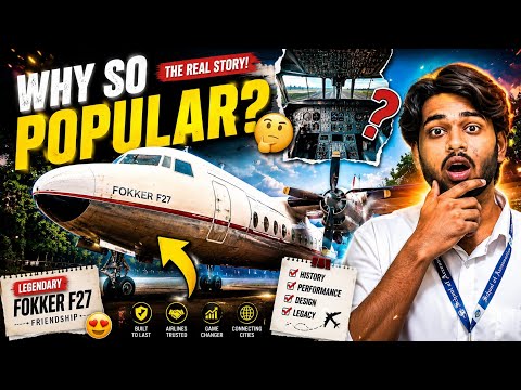 Why the Fokker F27 Was So Successful ✈️|THE legendary friendship aircraft | #views #viral day-36