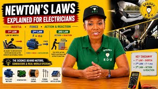 Newton’s Laws of Motion Explained for Electricians | Motors, Generators &amp; Real-World Applications