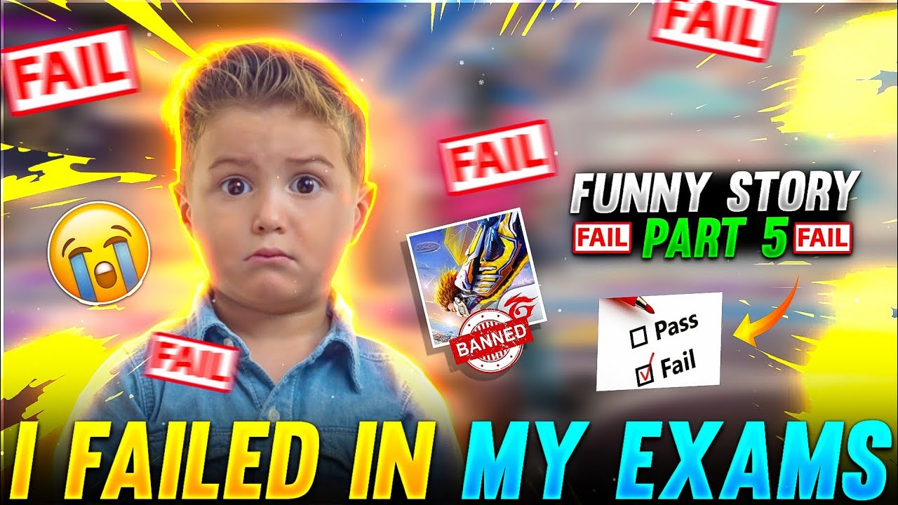 I FAILED IN MY EXAMS😂😀 Funny Story - Garena Free Fire