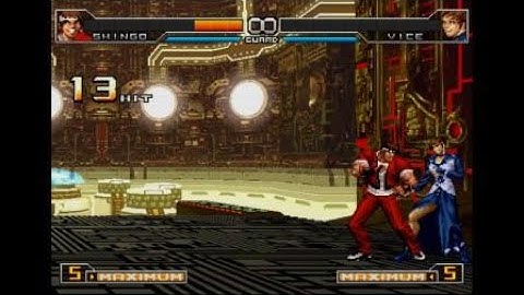 THE KING OF FIGHTERS 2002 UNLIMITED MATCH Shingo Combo 100%