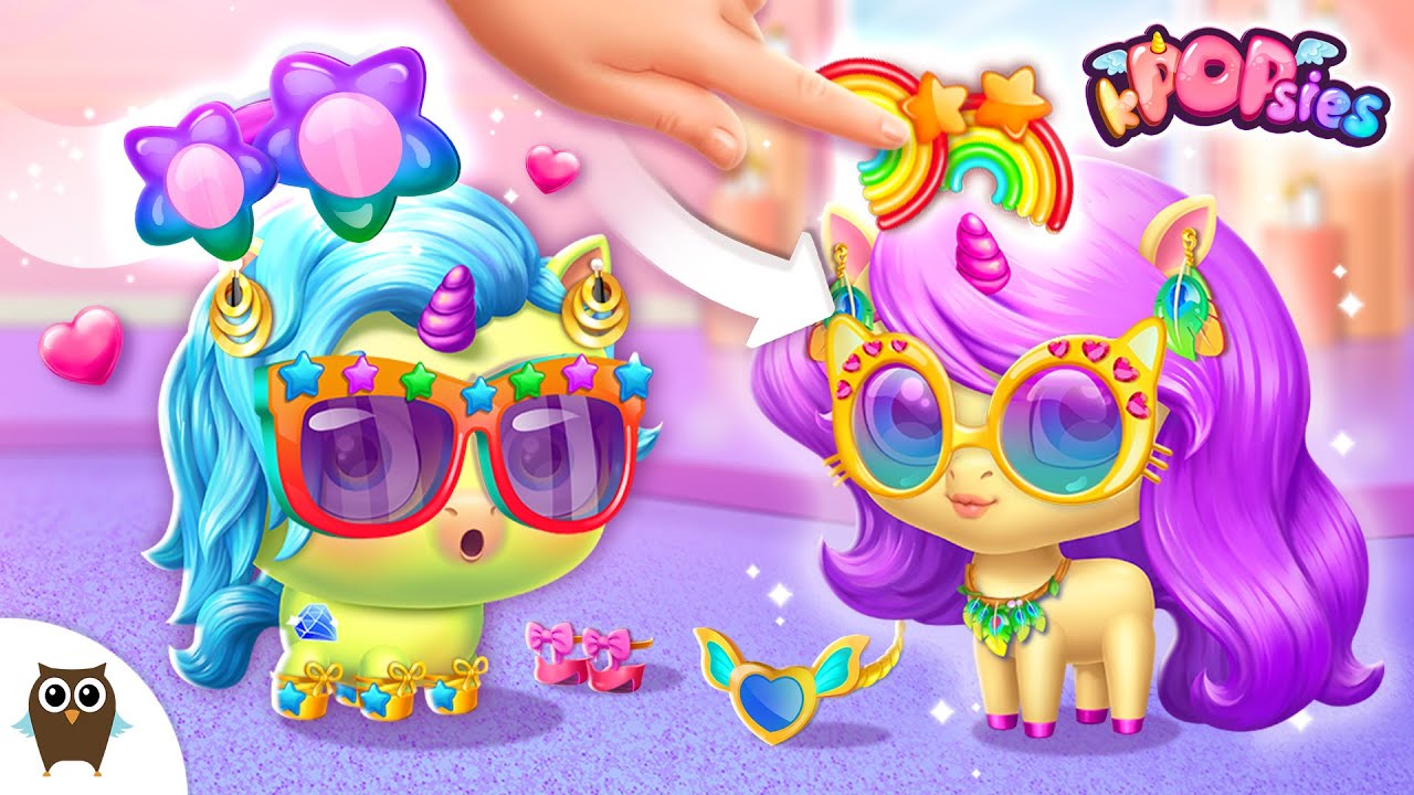 Style Ponies 🧡 Kpopsies Gameplay 💫 Kpopsies - Hatch Baby Unicorns | TutoTOONS