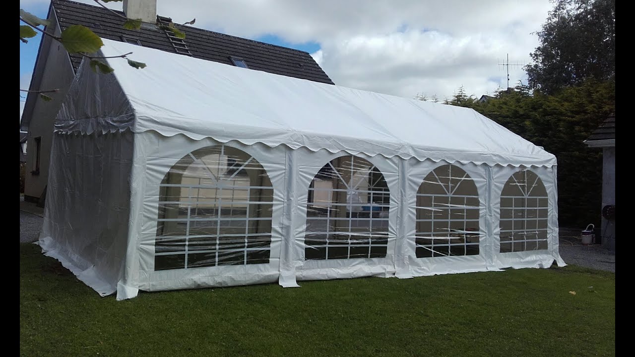 MARQUEE PVC PARTY TENT 4M X 8M ❤🎂🍻