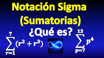 01. Notación sigma (Sumatorias) ¿qué es? ¿cómo se usa?