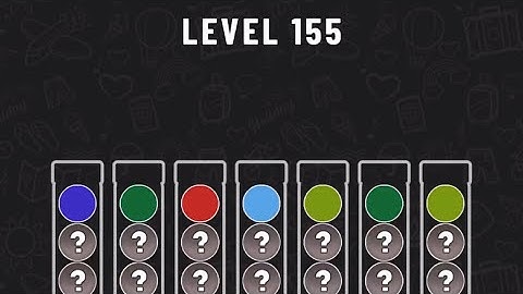Ball Sort Puzzle Level 155 #ballsortpuzzle #ballsortpuzzlegameplay #puzzlegame #mobilegames