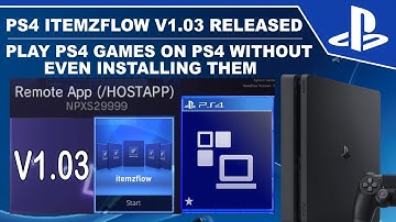 PS4 itemzflow v1.03 | Play, Dump and install PS4 Games Via NFS Share (Tested on 9.00)