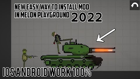 Very simple way to install mod in Melon Playground [ ios Android work 100%]