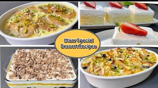 4 Delicious Ramadan Dessert Recipes - Quick & Easy dessert by cooking with Sariya