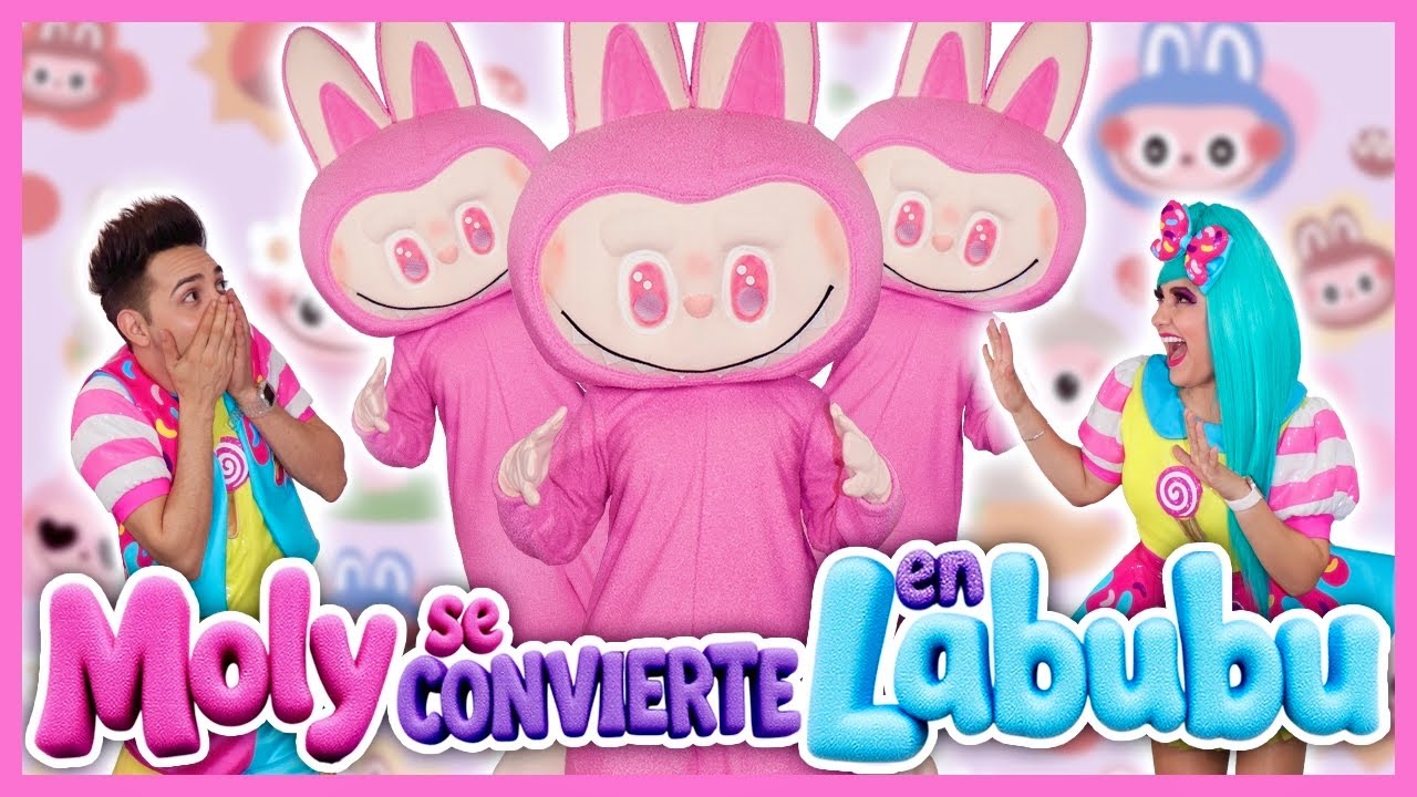MOLY SE CONVIERTE EN LABUBU / SHOW PIEDRA PAPEL O TIJERA / LABUBU GIGANTE / SE PORTA MAL