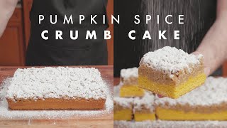 Pumpkin Spice Crumb Cake Recipe