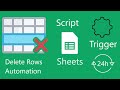 External access via Google Sheets, daily automation and script to delete rows
