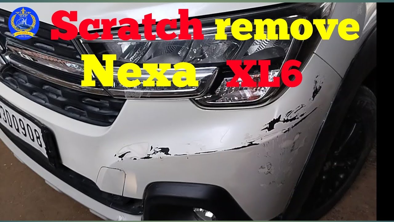 How to Remove Scratches from car permanently, (easy) Nexa XL6 YouTube