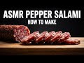 How to Make Pepper Salami #asmr #salami