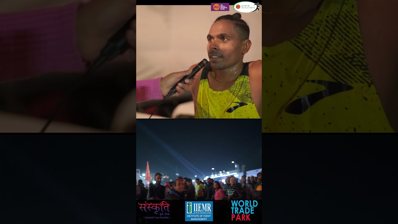 Au Jaipur Marathon Winner|| Marathon 2023 || Run