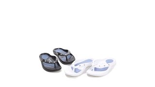 Tony Little Cheeks Healthy Lifestyle Sandal 2Pair