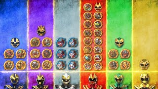 Current Gozyuger Sentai Ring Count  (as of eps 39)