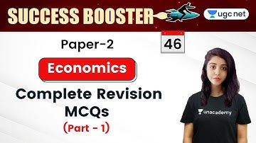 5:00 PM - UGC NET Paper 2 Crash Course | Economics by Priya Kumari | Complete Revision MCQs (Part-1)