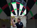 WHAT A WAY TO WIN THE LEG… 🤩 #darts #shorts
