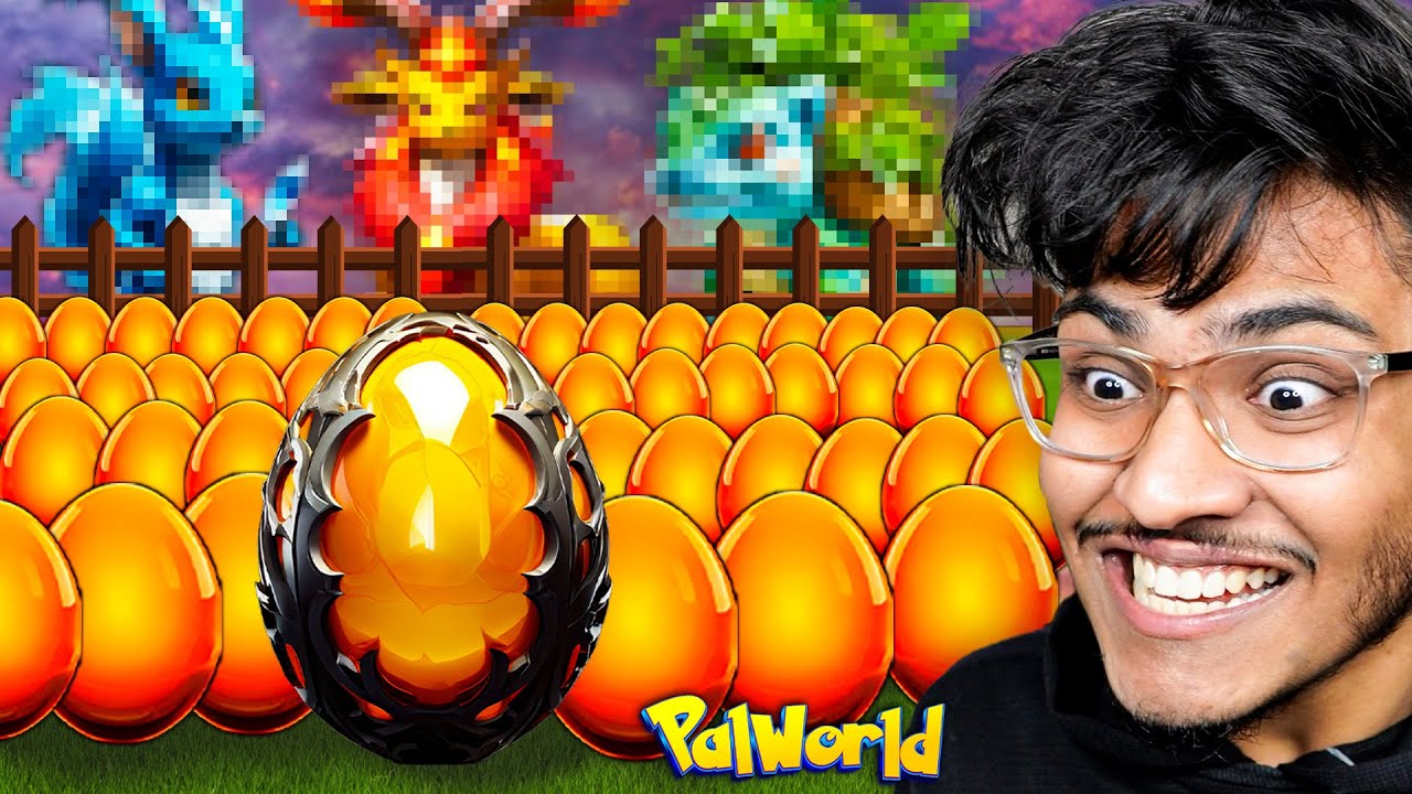 I OPENED 100 LEGENDARY EGGS | PALWORLD PART 20