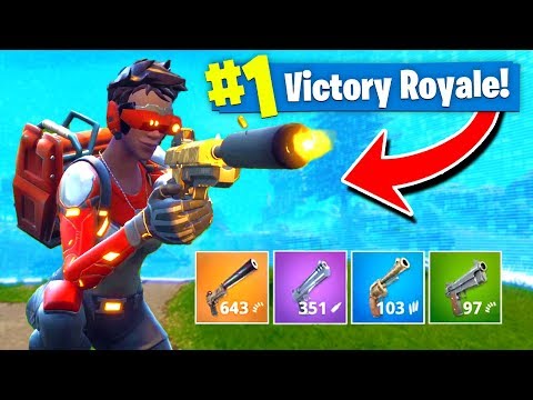 using-*only*-pistols-to-win-fortnite:-battle-royale!-(challenge)