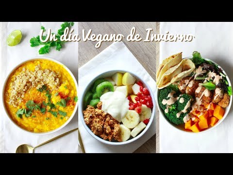 LO QUE COMO EN UN DÍA DE INVIERNO | VEGANO