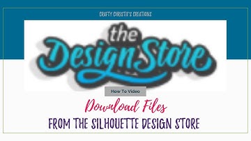 How to Download Files from Silhouette Design Store
