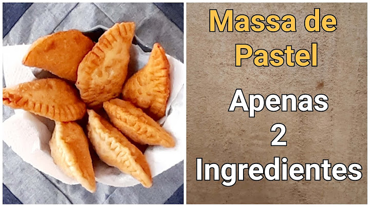 Massa de Pastel Caseiro com 2 ingredientes ( SIMPLES E FÁCIL)