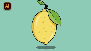How to Make  Lemon (Step By Step) illustration -Adobe Illustrator Tutorial
