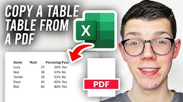 How To Copy Table From PDF Into Excel - Full Guide