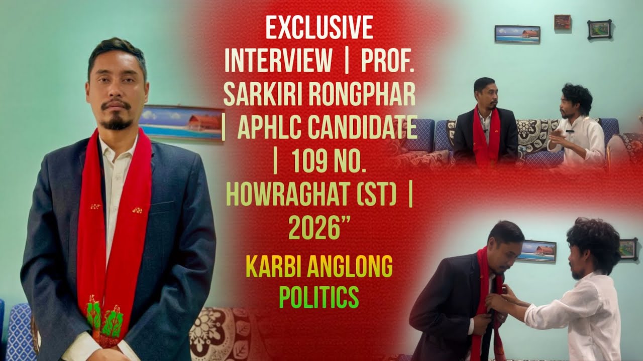 Unfiltered with Prof. Sarkiri Rongphar|APHLC Candidate | corruption | Assam Election 2026|₹200cr