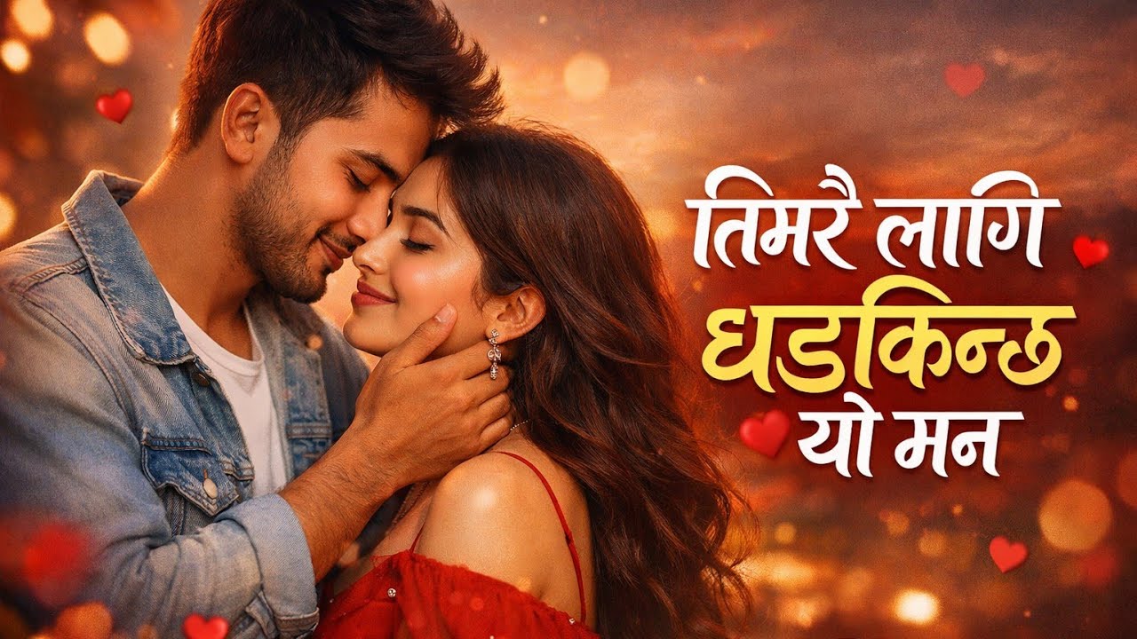 Timrai Lagi Dhdkinxa yo man (तिम्रै लागि धड्किन्छ यो मन) || New Nepali Romantic Love Song