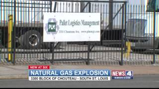 2 injured in natural gas explosion at pallet company