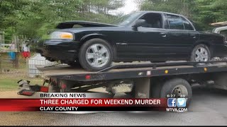 Three arrests made in Clay County homicide investigation