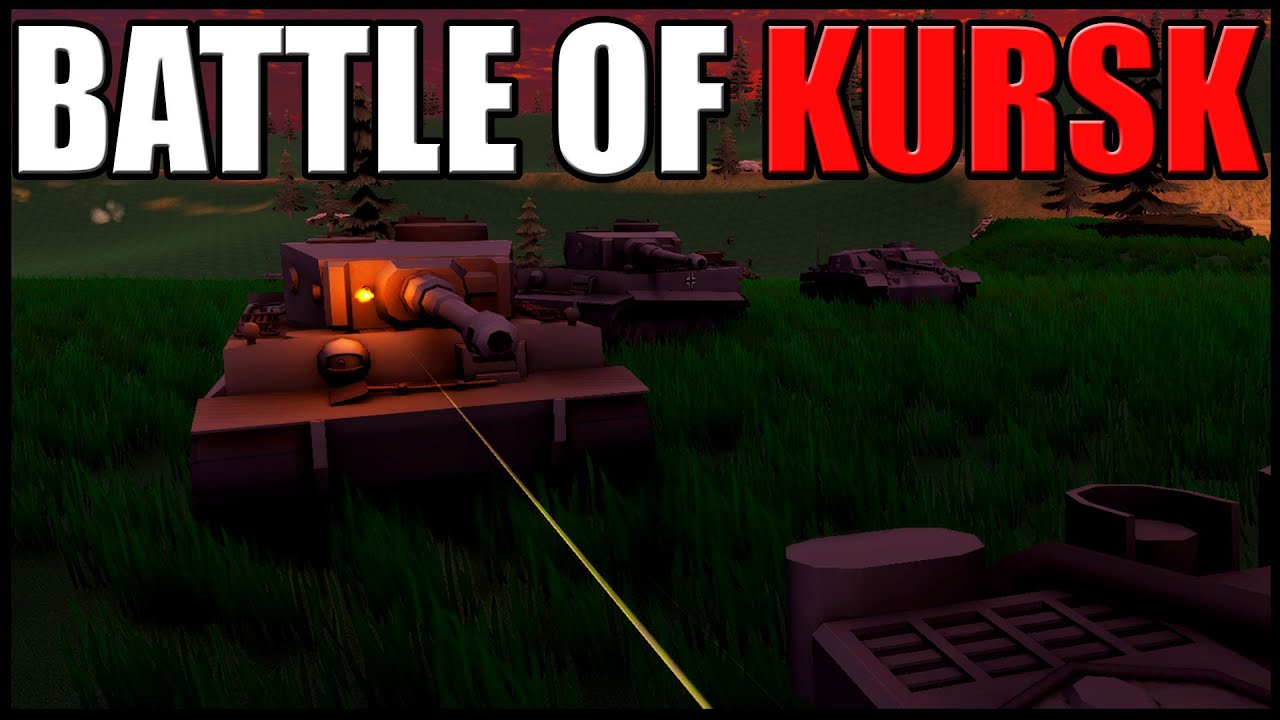 Largest Tank Battle Ever Battle Of Kursk Brass Brigade Battle Simulator Youtube - soviet tank commander shirt roblox