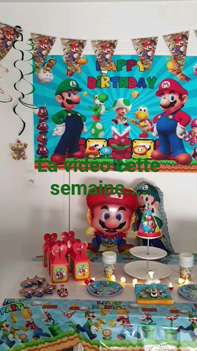 Anniversaire Mario 7 ans ! 🎂🥳🎂 