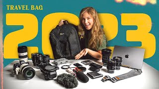PACKING MY TRAVEL CAMERA BAG *2023* + Group Trip Announcement!