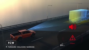 Forward Collision Warning and Autonomous Emergency Braking | All New Isuzu D-Max