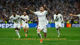 Real Madrid's Epic Comeback Champions League Semifinal