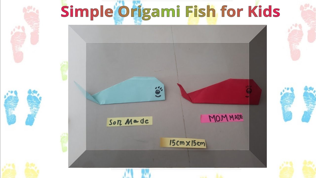 Easy Kids Origami in 90 seconds | 90 sec origami| 