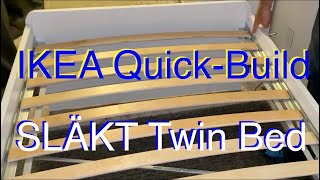 IKEA Furniture Quick Build | SLAKT Bed Frame