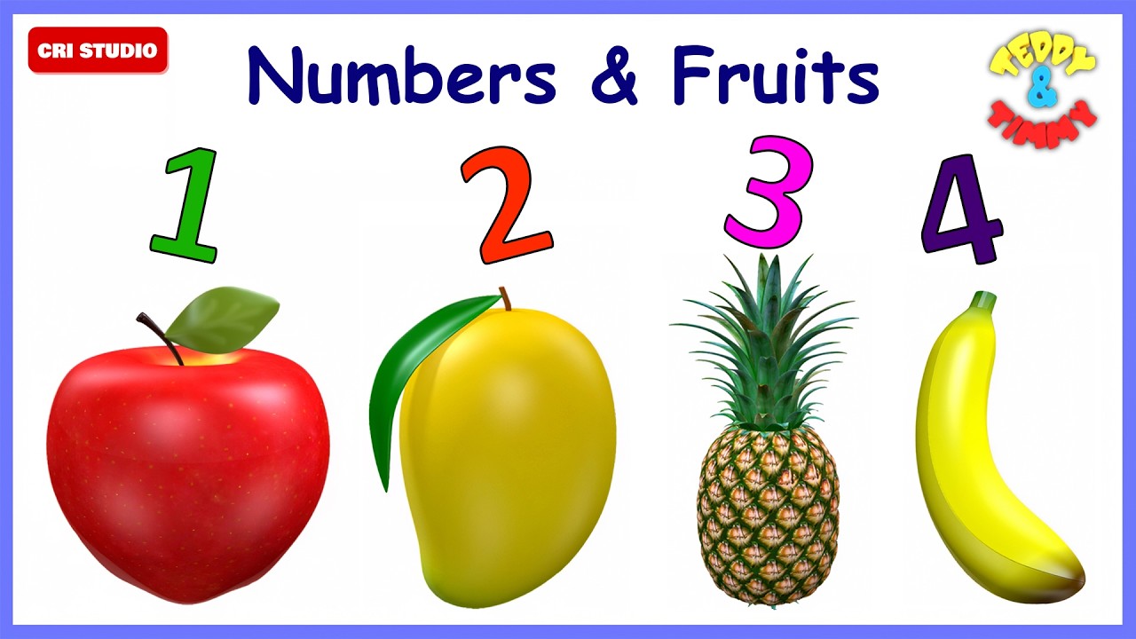 1 To 10 | Number Names | Learn to Count | Number Song | Toddler Videos | 123 Numbers | Baby Video