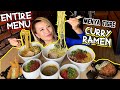 Entire MENU of CURRY RAMEN at Menya Tigre in Los Angeles, CA #RainaisCrazy