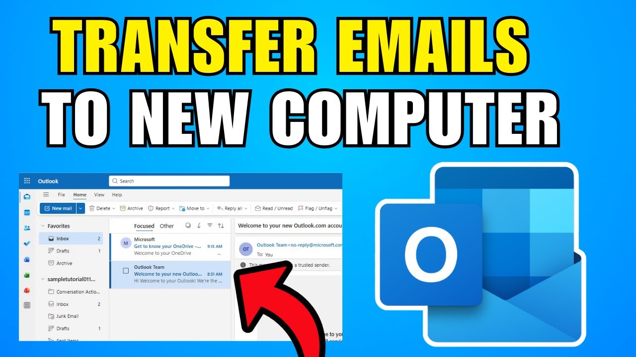 Email From Computer How To Transfer Outlook Emails To New Computer (2026) (Best Method ...