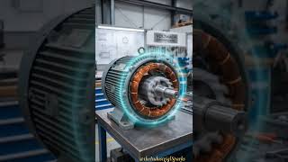 three phase motor vs single phase motor #motor #capacitor #electrical #3phasemotor #shorts