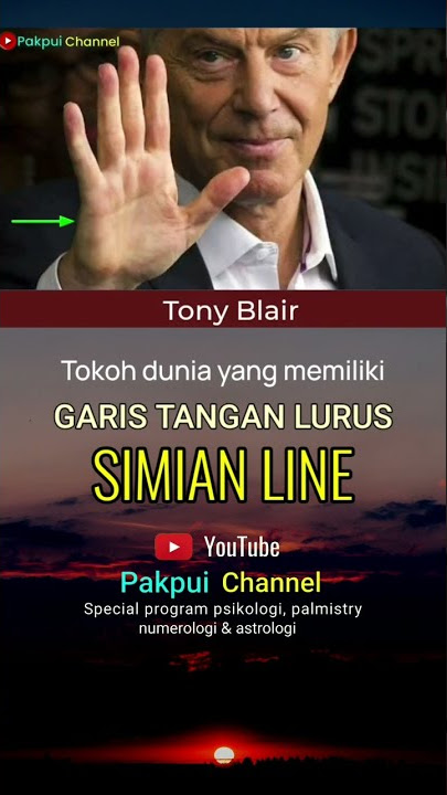 Tokoh dunia yang memiliki garis tangan LURUS #shorts