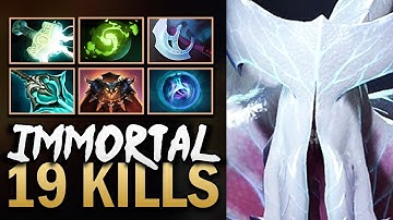 Faceless Void Gameplay with 19 Kills and Pyrrhic - Dota 7.40