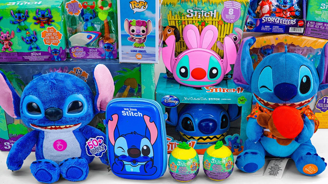 Disney Lilo & Stitch Toy Collection Unboxing Review | Disney Stitch Many Moods Plush