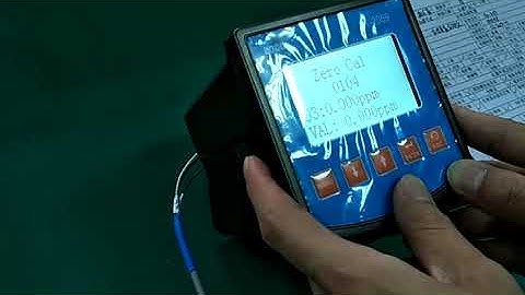 calibration of Dissolved Ozone O3 meter