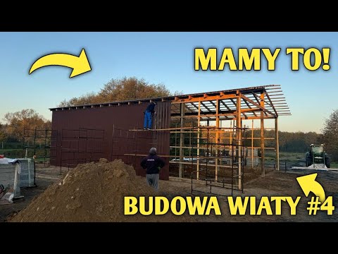 SHELTER CONSTRUCTION #4 We've Got It! - Roof Installation Completed, Jurek's Dressed in His Offic...