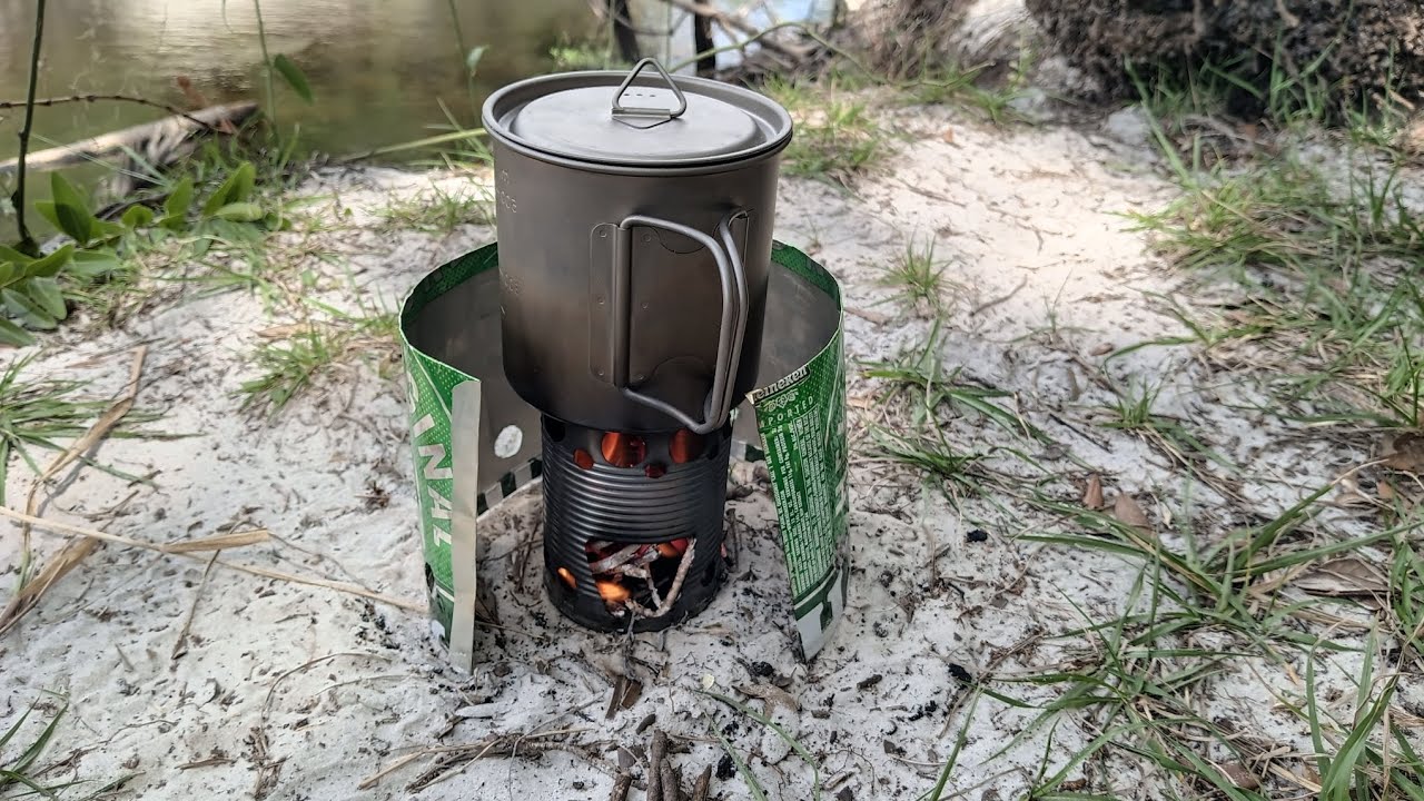 My DIY Hiking Twig Stove and some tips... YouTube